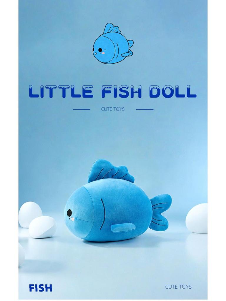 Fast Speed Little Fish Plush Pillow Doll – Cute Gift for Best Friend