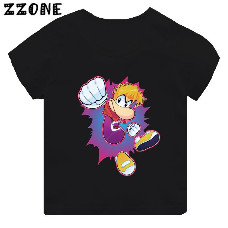 Rayman Legends Adventures Gioco Stampa Maglietta Bambini Divertente Vestiti Ragazze Neonati Maschi T-shirt Manica Corta Top BambiniTH5886