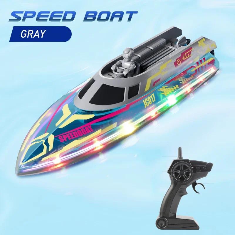 Non-Toxic Jc017 Rc Boats 2.4G Rc Ship Model Kid Toy 20Km/H High Speed Racing Gesture Dual Remote Control Ship Toys For Children Gifts