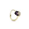 925 Sterling Silver Man-eating Flower Rose Four-leaf Clover Ring for Women Jewelry Open Design Wedding Party Fashion Gift