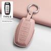 Car Key Case Cover Shell Fob for Great Wall ORA Good Cat White Cat GT IQ RI Funky for HAVAL H6 M6 PU Auto Key Bag Accessories