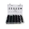 165-Piece Snap Fastener Set for Universal Car Models
