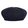 VARZAR Bold Metal Tip Wool Beret Navy