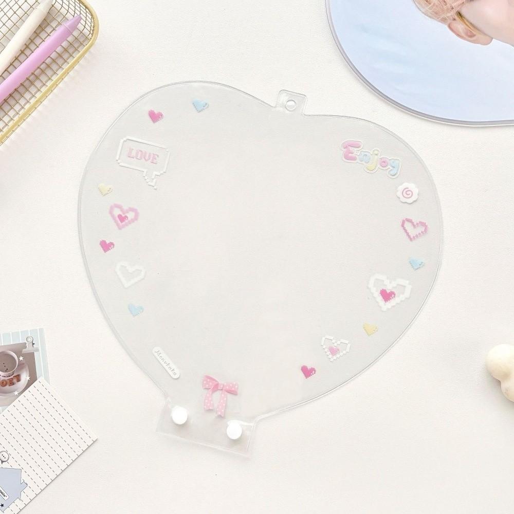 INS PVC for Kpop Fan Protector Sleeve Waterproof Dustproof Large Picket Fan Storage Sleeve Hand Fan PVC Cover Large Picket Fan
