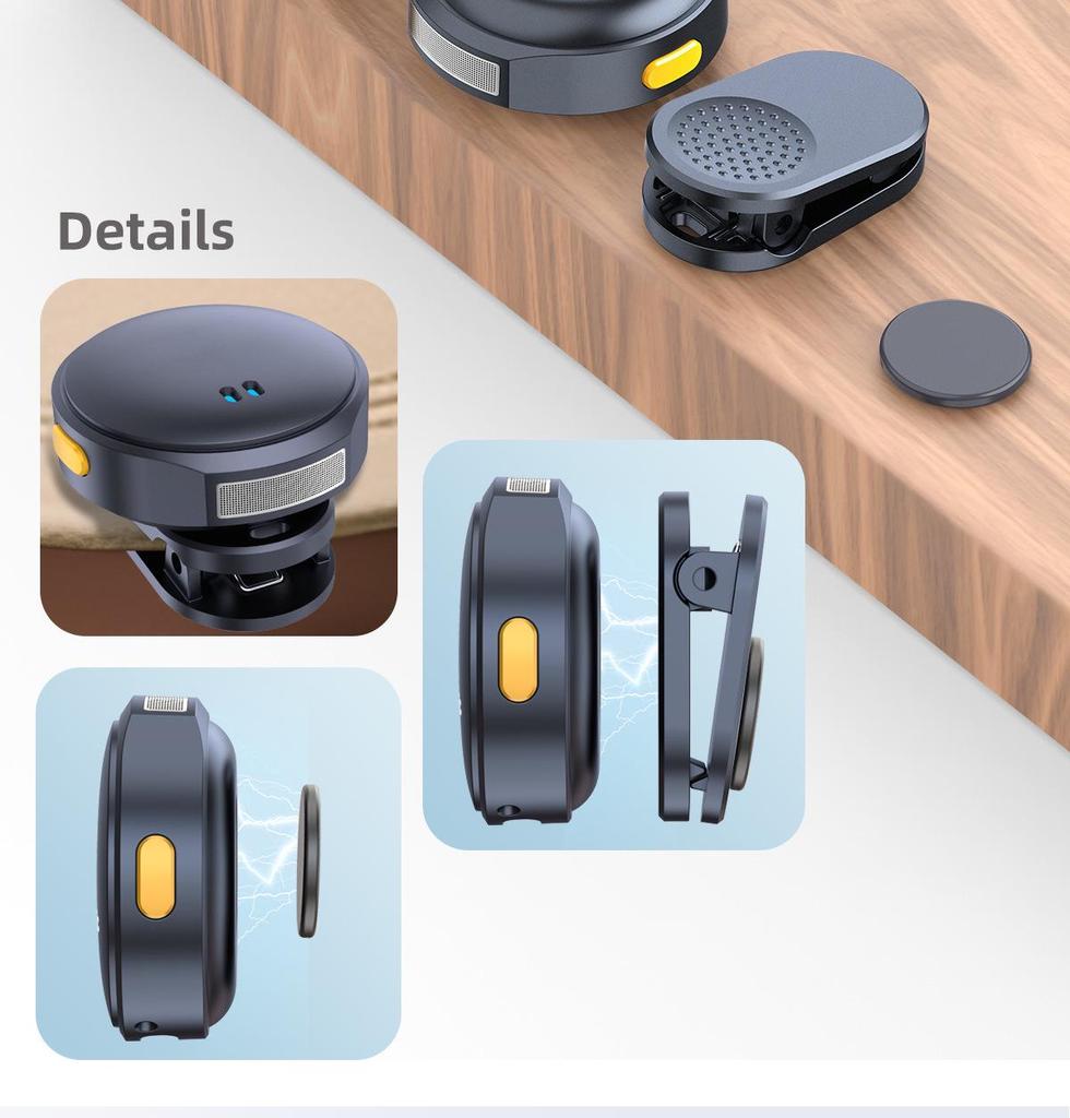 Wireless Lavalier Microphone for Outdoor Live Recording with Noise Reduction