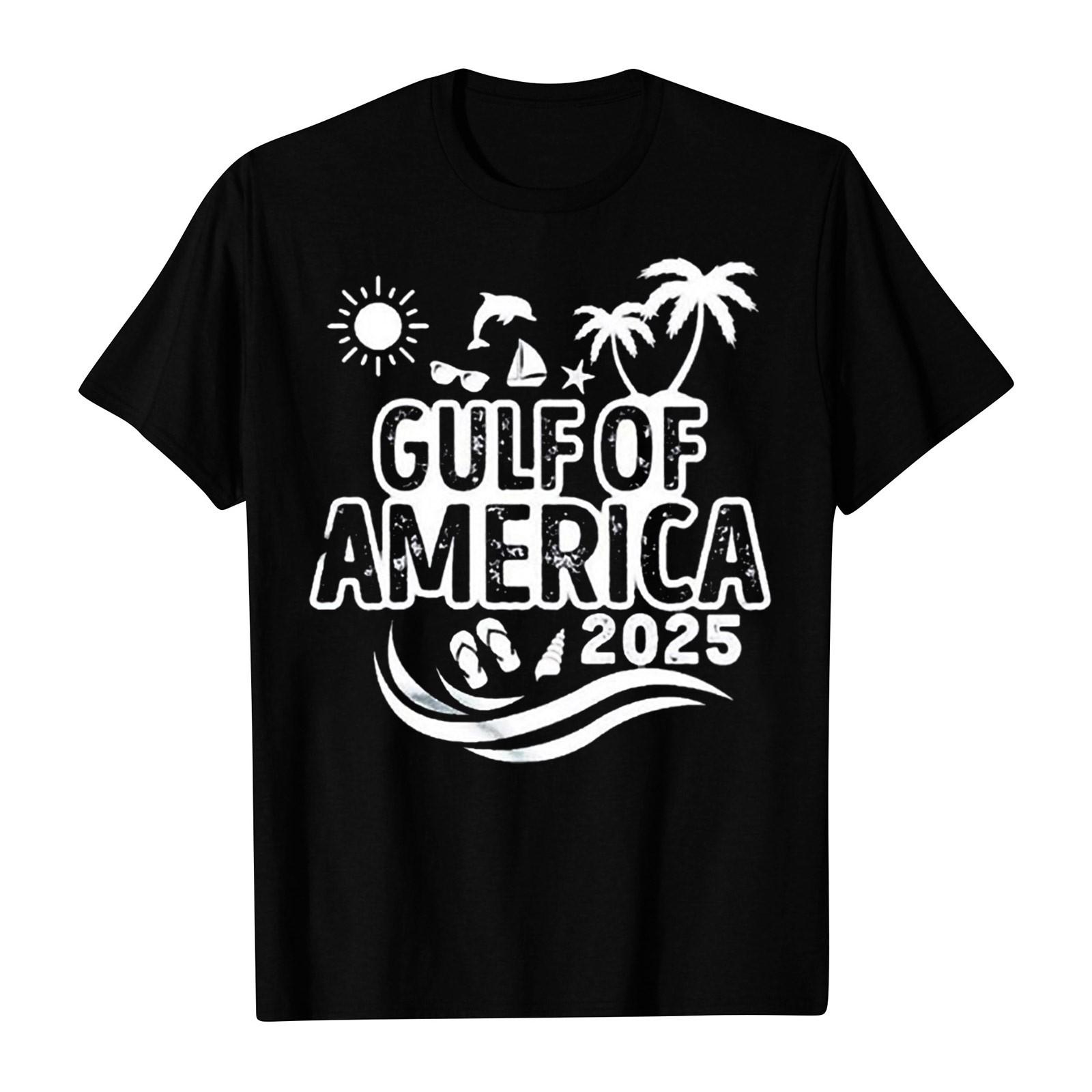 

Мужская и женская повседневная свободная футболка с принтом в стиле винтажного залива, пуловер с круглым вырезом и коротким рукавом L чёрный