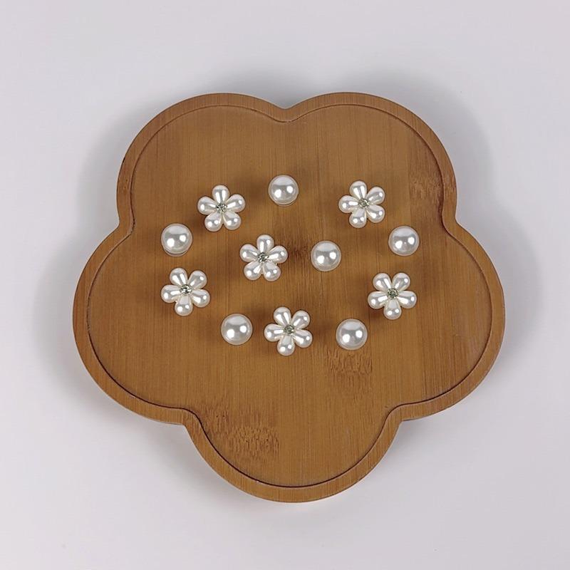 

Набор из 12 модных шармов для обуви, аксессуары, пряжка для обуви с отверстиями, водный бриллиант, жемчуг, цветок, DIY, 3D украшения для обуви, подарок для вечеринки