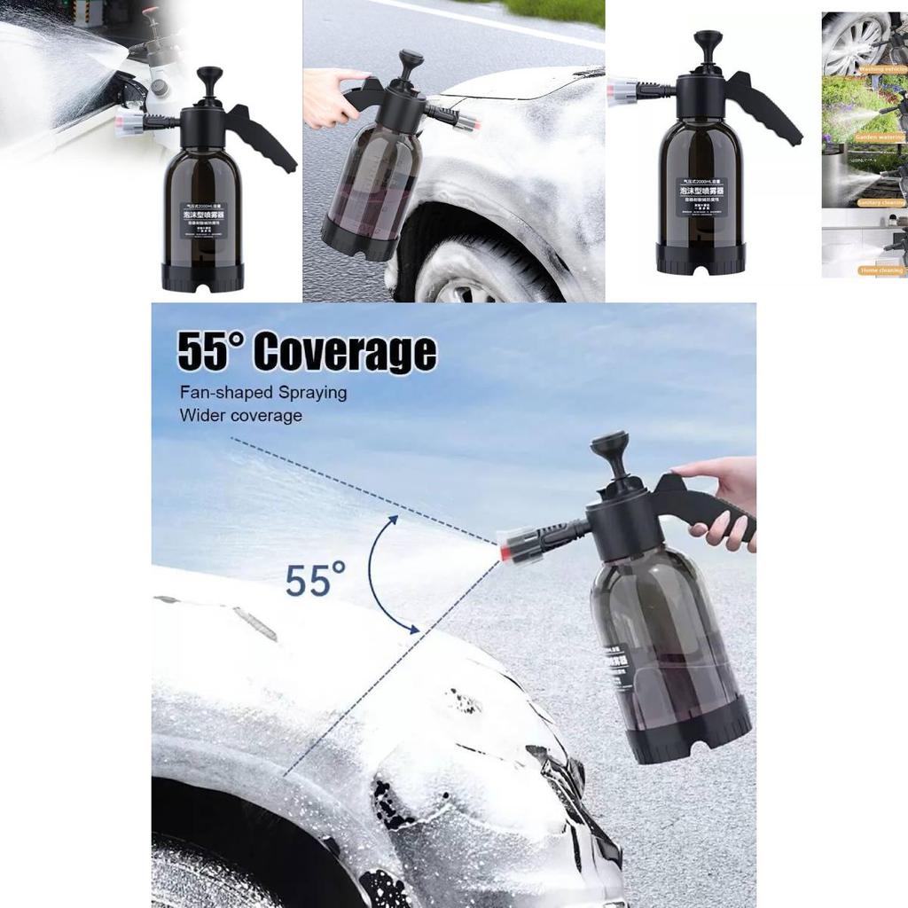 Handheld 2l Pressure Car Wash Foam Sprayer For Efficient Home And Auto Cleaning