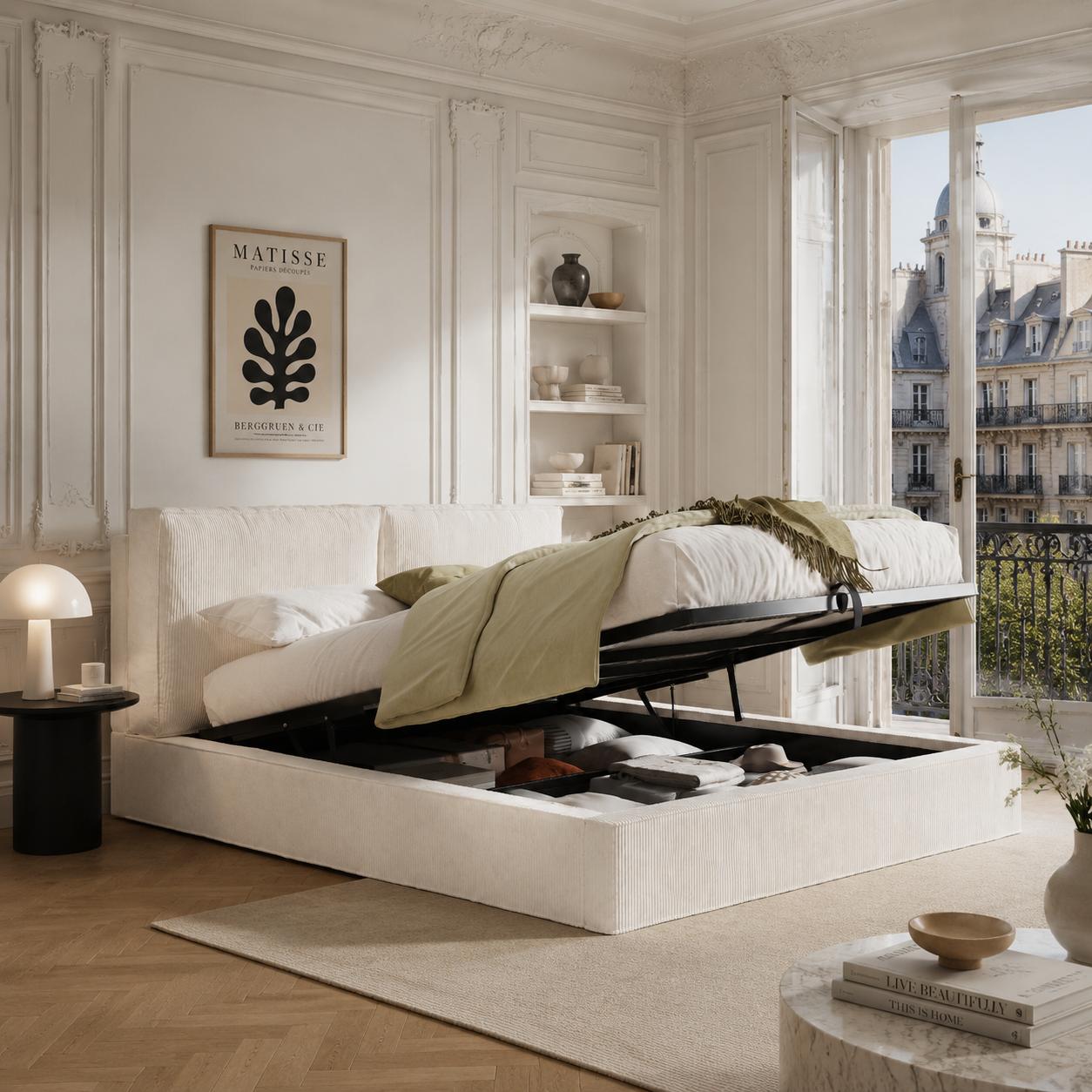 Upholstered Bed, Double Bed, 180 x