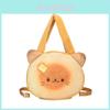 Korean Style Cute Tote Bag With Spliced Design And Adjustable Straps For Teens
