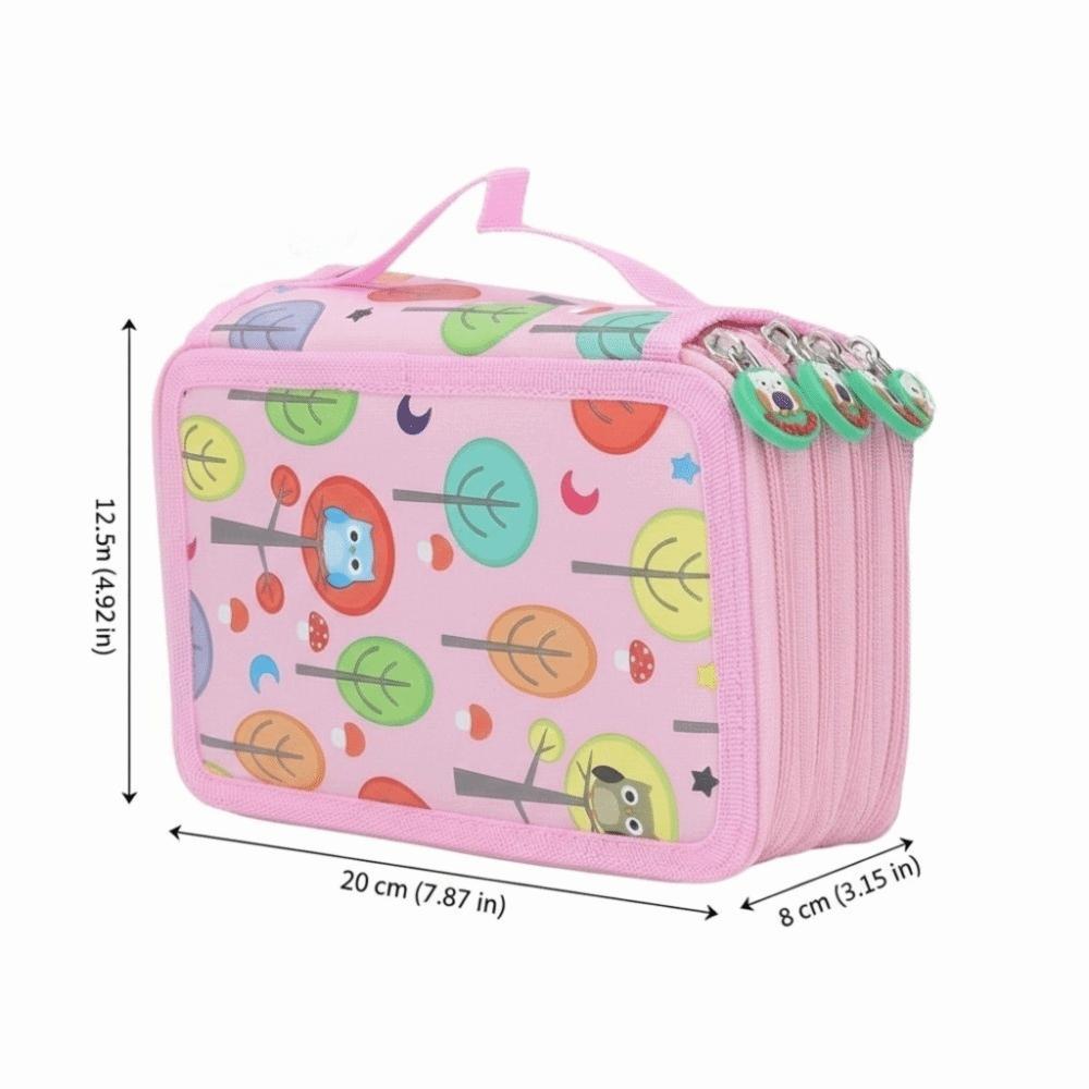 Foldable Colored Pencil Case 4 Layers Colored Pencil Bag Pencil Holder Art Beginner