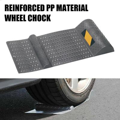 Wheel Anti-slip Parking Mat Wear Resistant Enhanced Grip Compact Portable Design Versatile Heavy-Duty Wheel Stopper