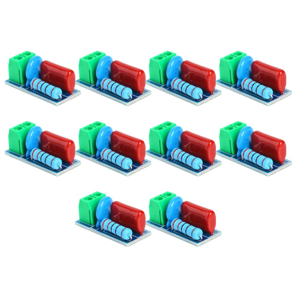 10-1pcs RC Absorption Circuit Module Relay Contact Protection Resistance Surge AC/DC 5V-400V Snubber Board