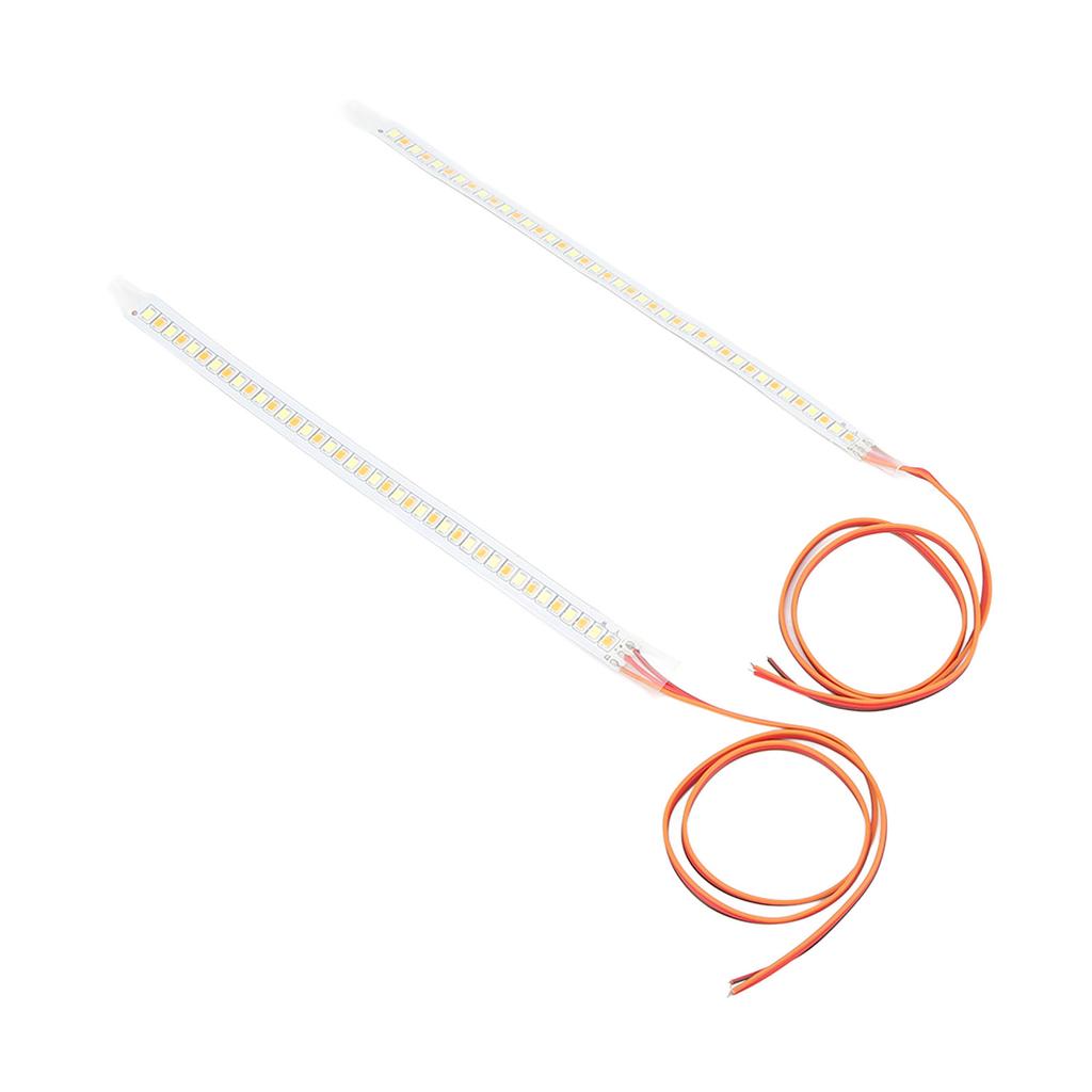 18cm 1 Pair LED Rear View Light Strip High Brightness 12V Side Mirror Strip Tape Universal for Vehicle