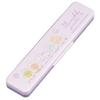 Skater Chopsticks and Spoon Set, Bento Box, Adult, Antibacterial, Combo Set, 18cm, Quiet, Made in Japan, Sumikko Gurashi Charm, CCS3SAAG-A