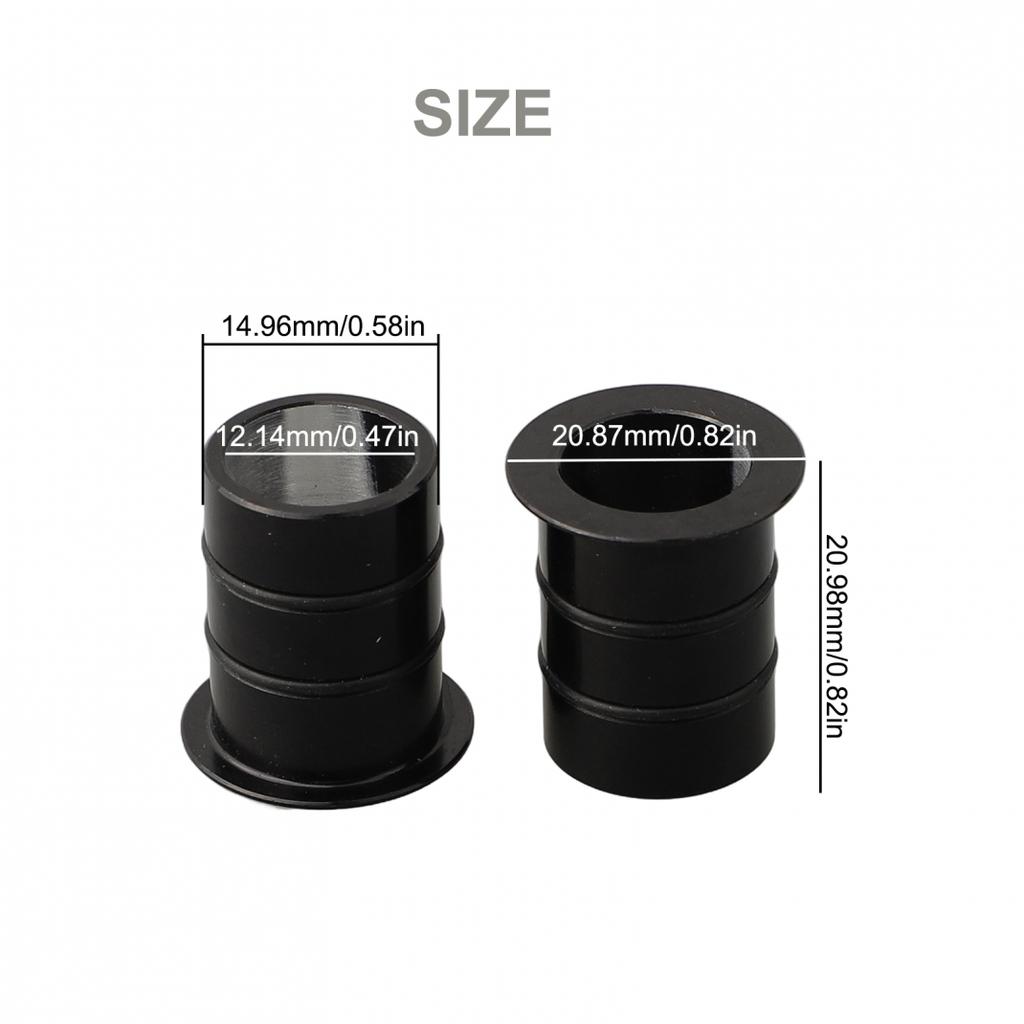 Practical Thru Axle Adapter for 15mm to 12mm Hub Conversion Noise Design