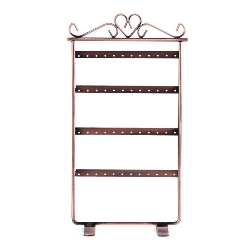 

Earring Ear 48holes Studs Jewelry Display Rack Metal Stand Holder Organiser Gift