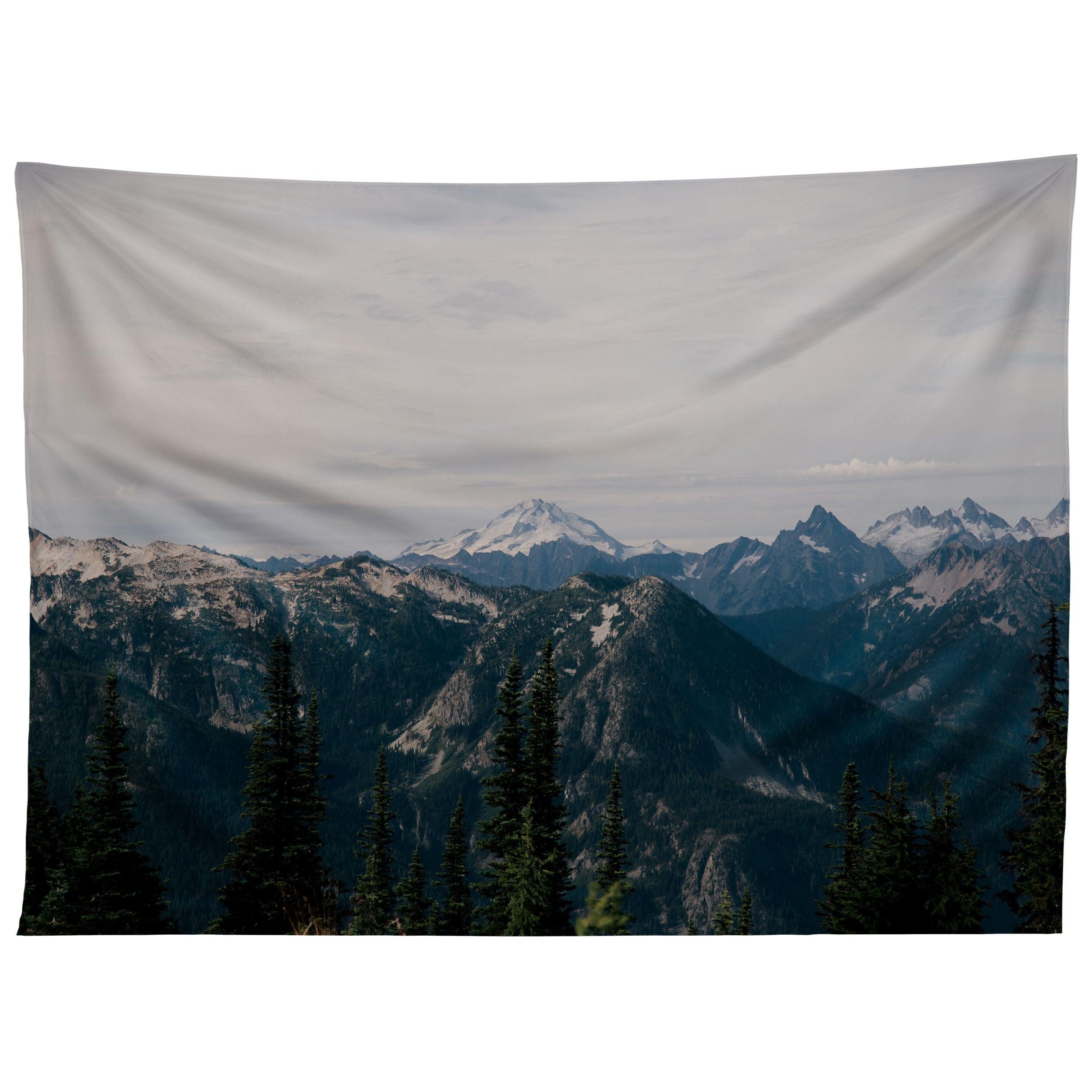GLACIER PEAK tapestry 75x100 чёрный