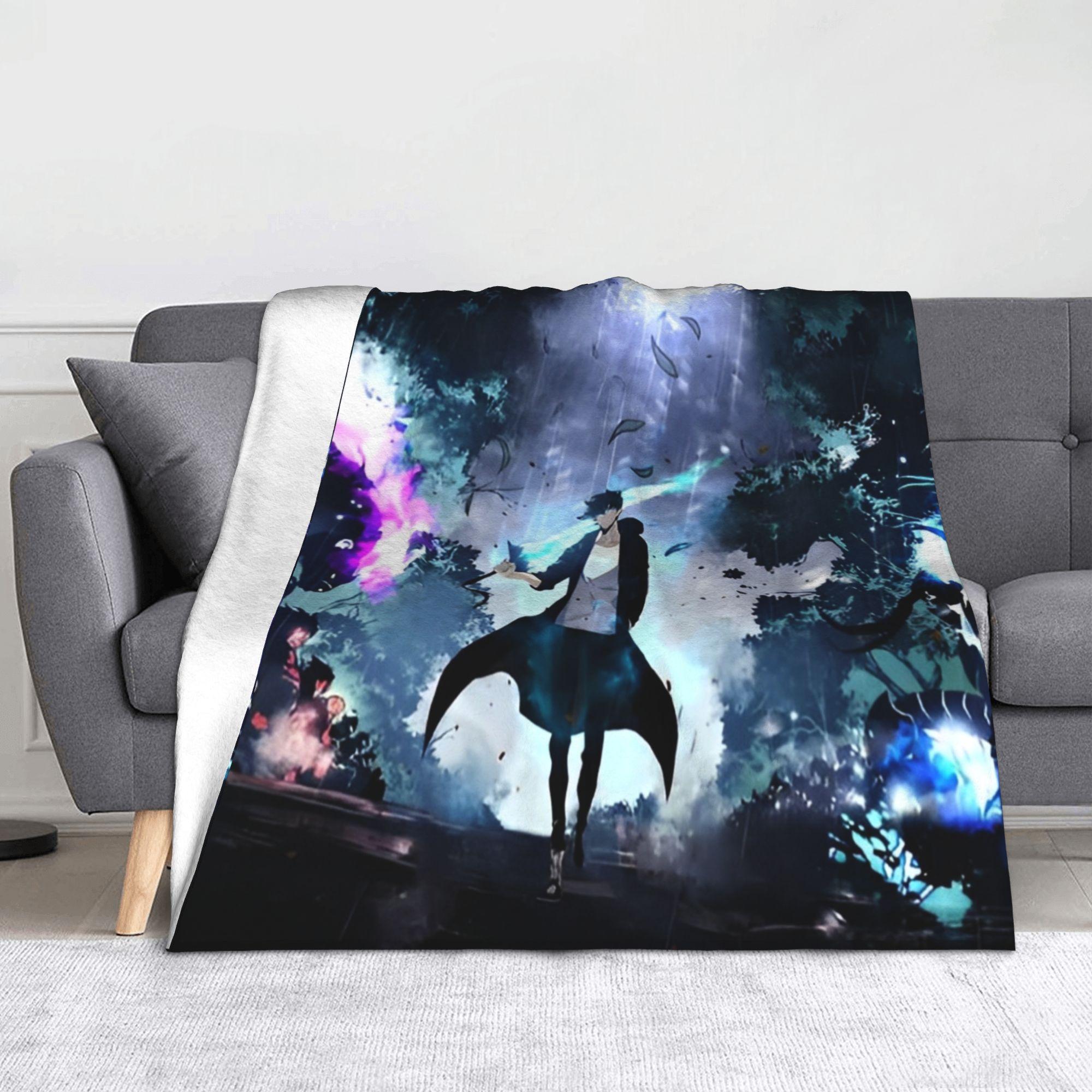 

SSolo Anime LLeveling Blanket Multisize Super Soft Cozy Throw Blankets for Couch Sofa and Bed 75x100cm (30x40inch)