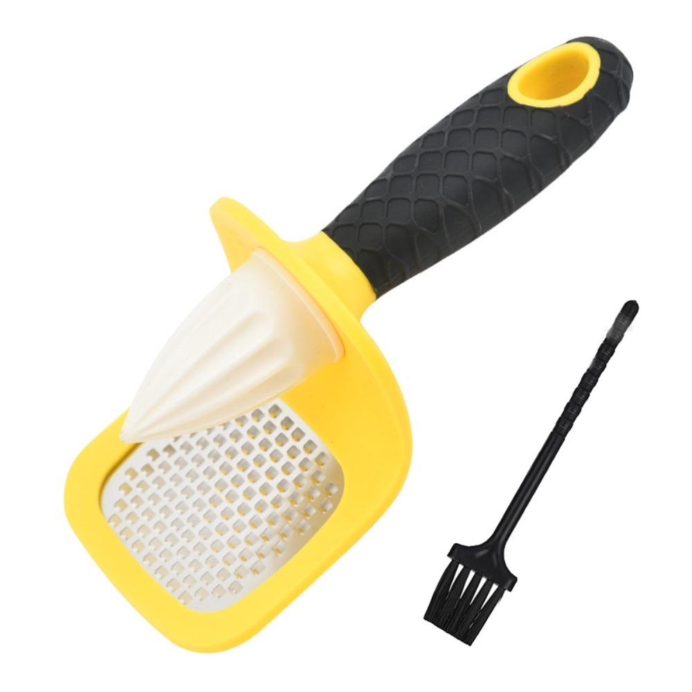 

Stainless Steel Manual Juicer Multi Functional Cheese Slicer Convenient Lemon Planer Kitchen жёлтый