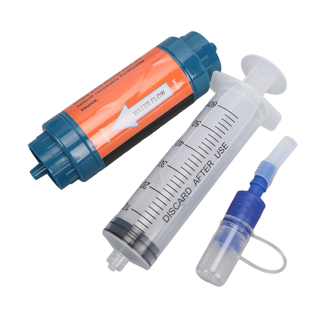 Portable Water Filter Plastic Leak Proof Emergency Water Straw for Travel Camping Hiking