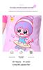 Korean Style Cartoon Girls' Quick-Dry Two-Piece Swimsuit for Kids