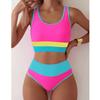 Cover Belly Sexy High Waist Bikinis Women Swimwear Female Swimsuit For Swim Wear Bathing Suits Bikini Set Beachwear Pool Bather