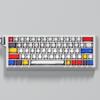 64/74Key Side Print Translucents Keycaps Comics Style Original Profile Sublimations Backlit Keycap for Mechanical Keyboards