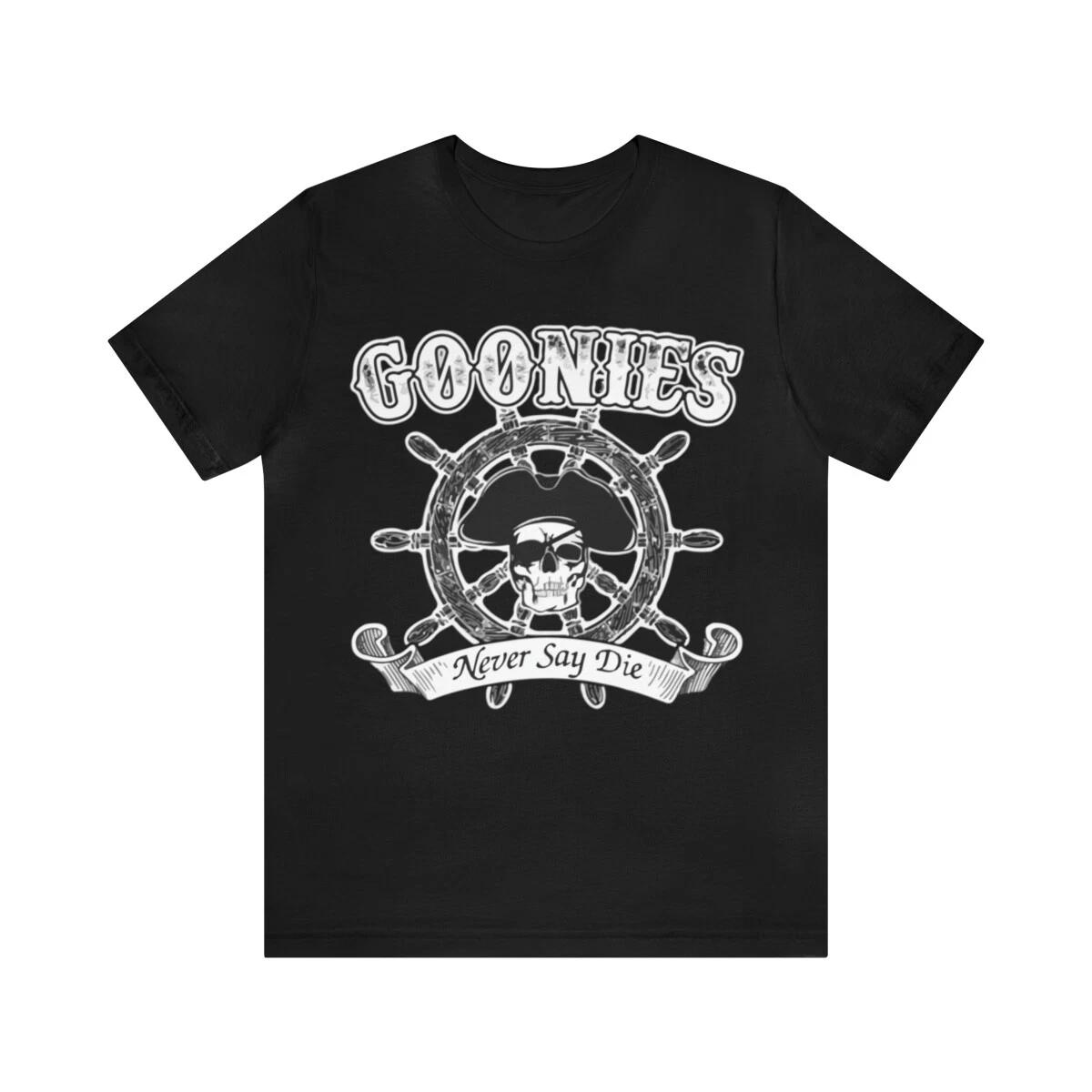 GOONIES Shirt, Goonies T Shirt, Goonies Unisex Tee, Never Say Die Tee XL
