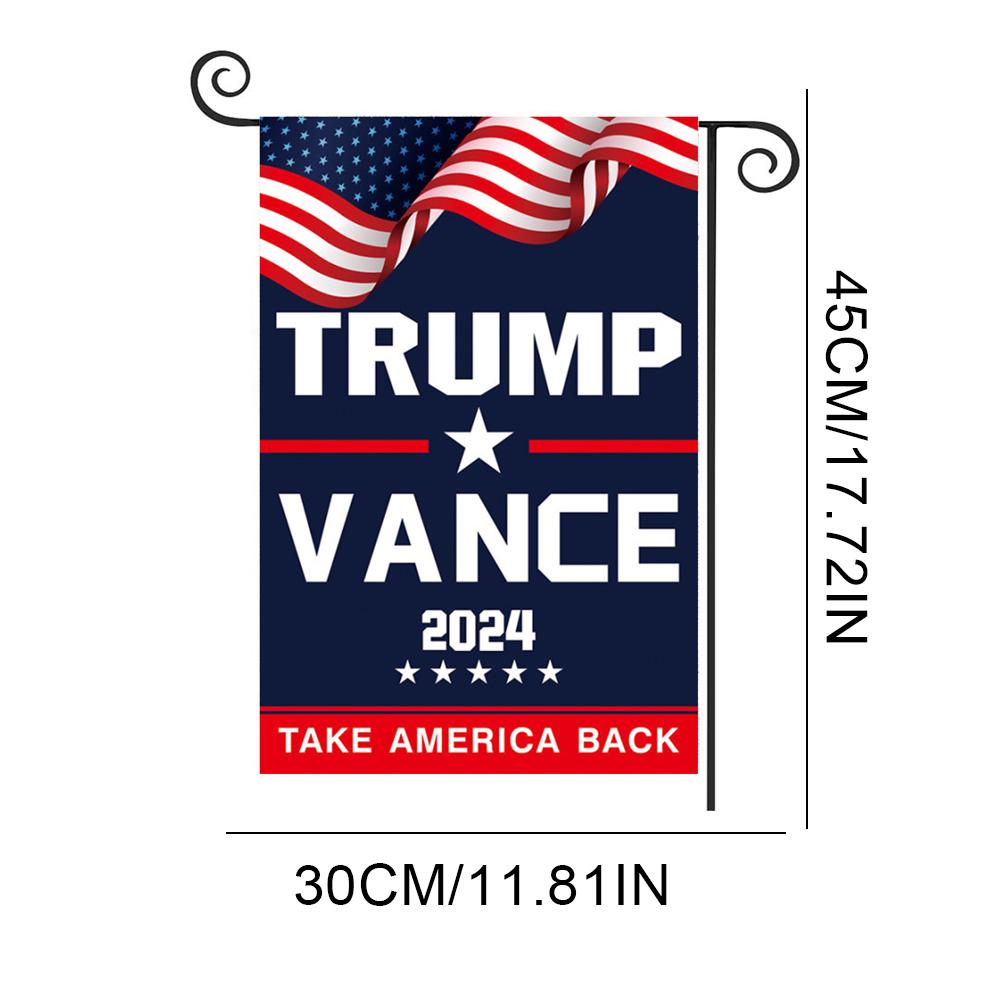 Vlajky Trump Vance 2025 Vlajka Trump Vance Garden Funny Garden Flag Oboustranné vlajky Trump Vance s živými barvami zahradní dekorace