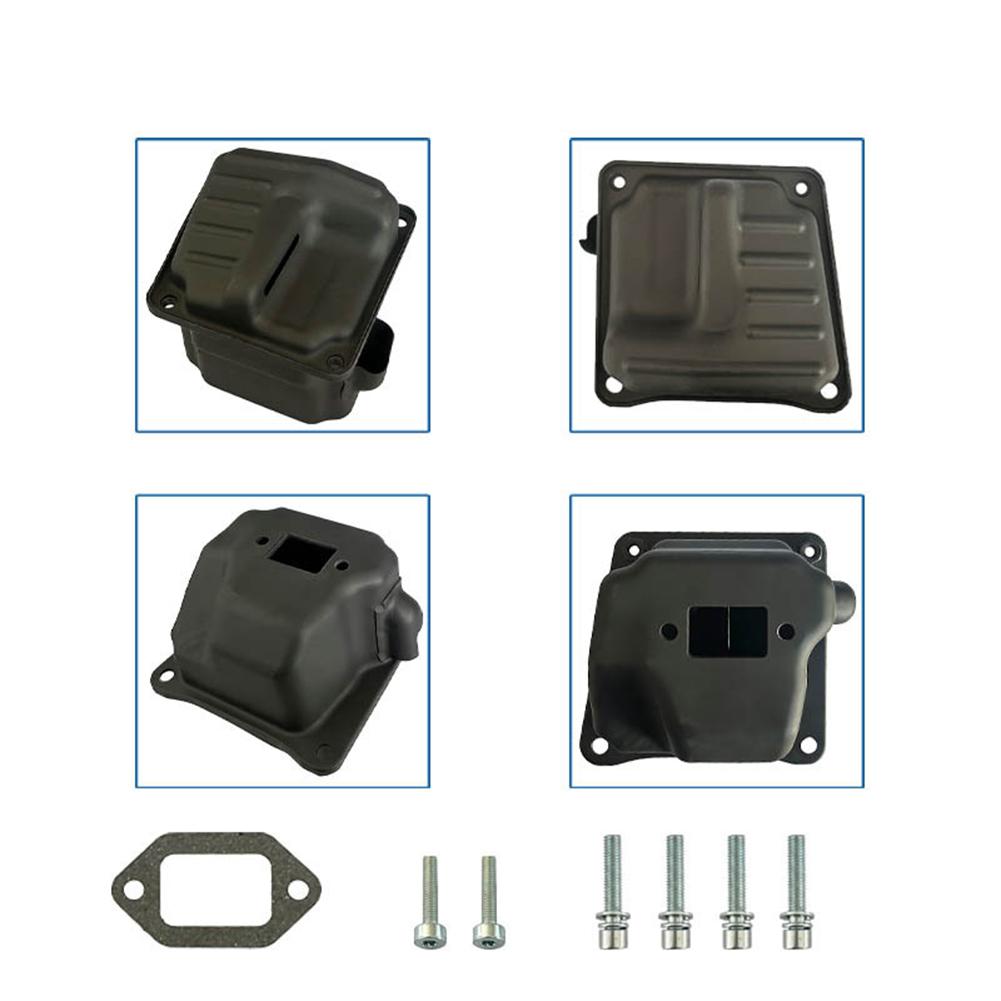 Dual Port Muffler Kit For Stih= 044 046 MS440 MS460 Replaces 1125 140 0612 1128 140 0600 Exhaust Chainsaw Part Garden Power Tool