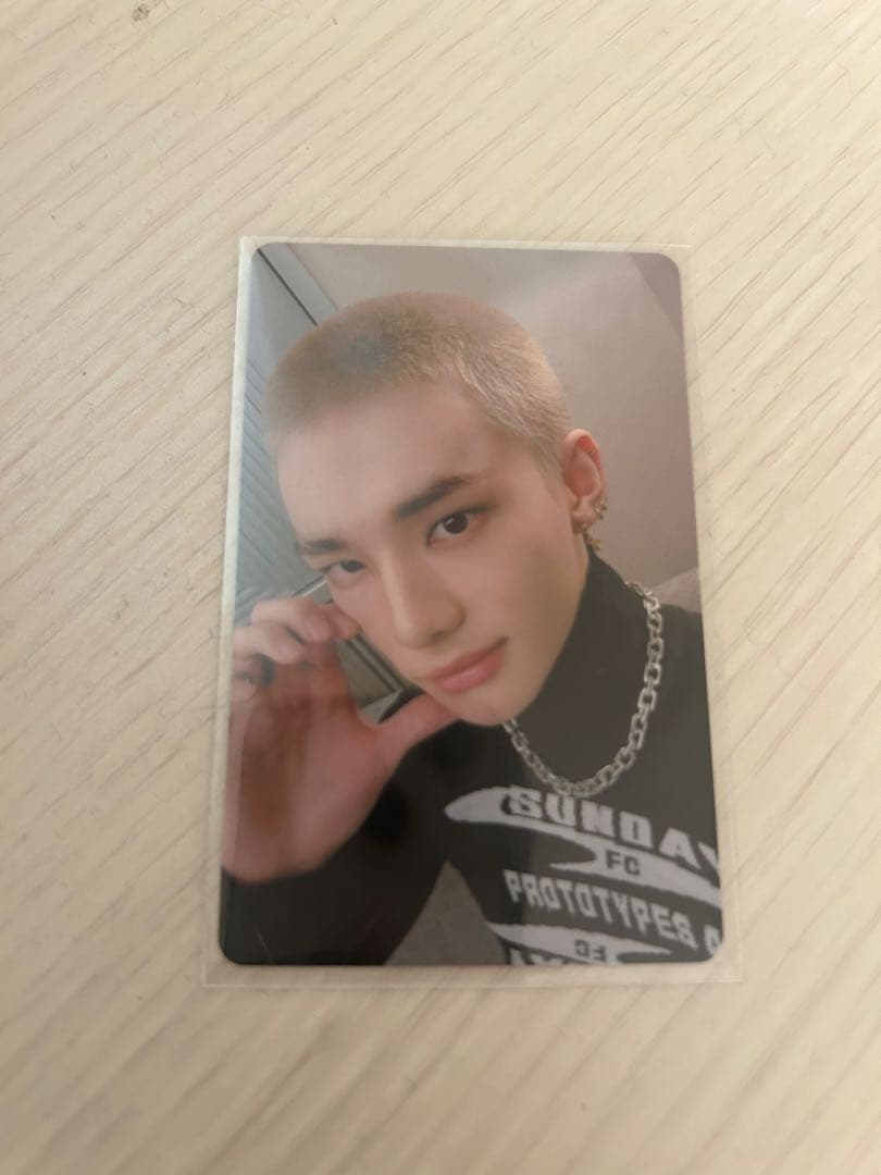 

[USED] Stray Kids Hyunjin trading card, Hyunjin, Osaka offline event, Giant