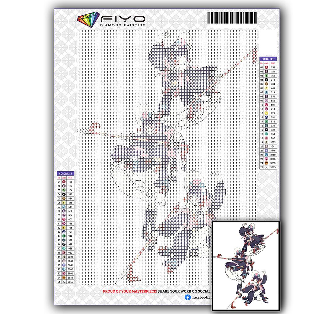 Diamond Painting Genshin YunJin Stitch Diamond Mosaic Craft Diamond Embroidery Painting