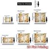 2D Flat Photography Backdrop Popular Backdrop Floral with Roses 100% Polyester Birthday Party for Indoor Celebrations for