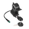 Electric Scooter Ignition Lock with Keys E-scooter Throttle Accelerator Power Switch for Kukirin G2 Pro/Max Electric Scooter
