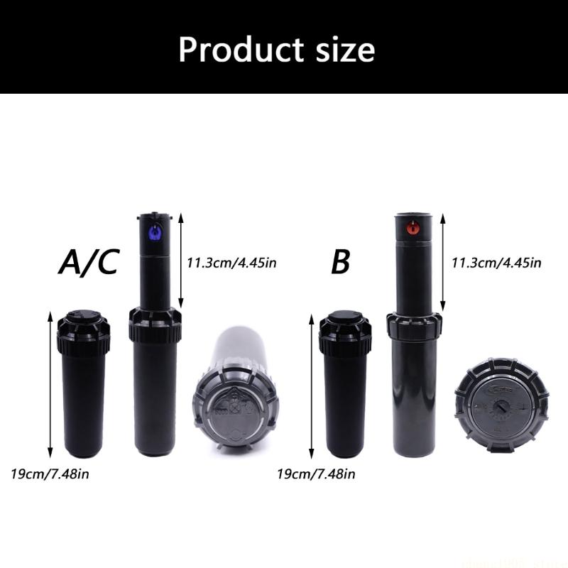 QX2E Gear Drive Rotor Sprinkler 40° to 360° Angles Adjustable With Wide Coverage Area For Lawn Care And Landscape Maintenance