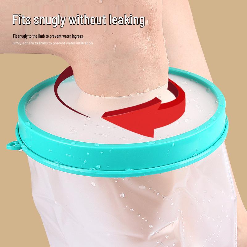 Waterproof Arm & Ankle Shower Cover - Transparent, Anti-Wet Protection