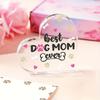 2D Flat Acrylic Best Dog Mom Award Decoration, Indoor and Outdoor Decoration - No Battery/Electricity Required, Free Day Decoration