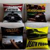 Potah na polštář D-Death Proof Prémiový komfort Oboustranný potah na polštář - Design Dva v jednom pro jakoukoli místnost a interiér auta