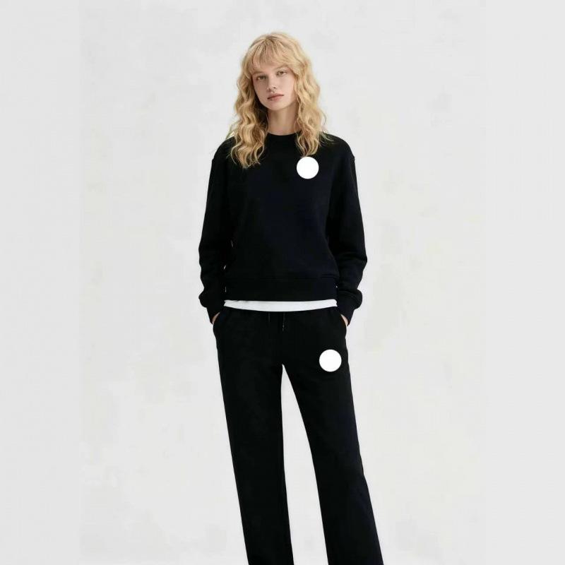 26 Styles 3D Reflective Letter Hoodie & Straight-Leg Pants Set - Comfortable Casual Wear