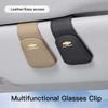 Car Glasses Clip Sunglasses Ticket ID Holder For Chevrolet Spark Captiva Cruze Tracker Orlando Trax Epica Nubira Malibu Optra