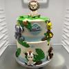 Jungle Theme Animal Fondant Silicone Mold Elephant Sugarcraft Birthday Cake Decoration Tools Giraffe Monkey Zebra Cupcake Topper