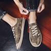 Mens Canvas Graffiti Shoes Hemp Insole Unisex Cloth Espadrilles Male Denim Loafers Slip on Cartoon Fisherman Easy Wear Plimsolls