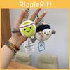 Adorable Plush Baseball Tennis Ball Keychain Cute Soft Toy Gift For Kids