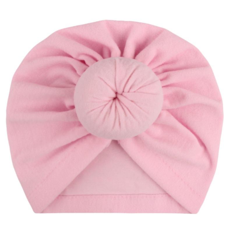New Baby Products Children's Headscarf Hat Baby Solid Color Knotted Indian Pullover Hat Dome