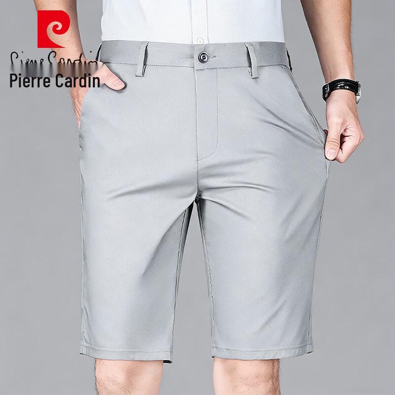 Pierre Cardin Men's Ice Silk Casual Straight Fit Shorts
