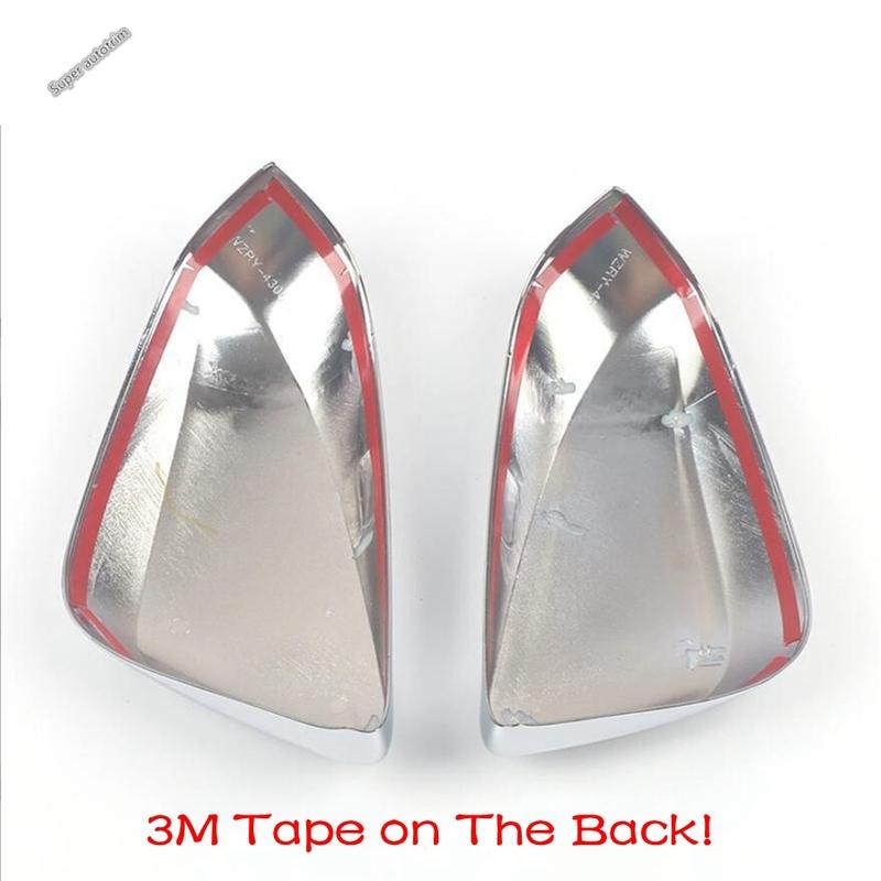 Rearview Mirror Cap Shell Protection Cover Trim For Lexus RX 450 / NX 300 2016 -  ABS Chrome / Black Accessories Exterior