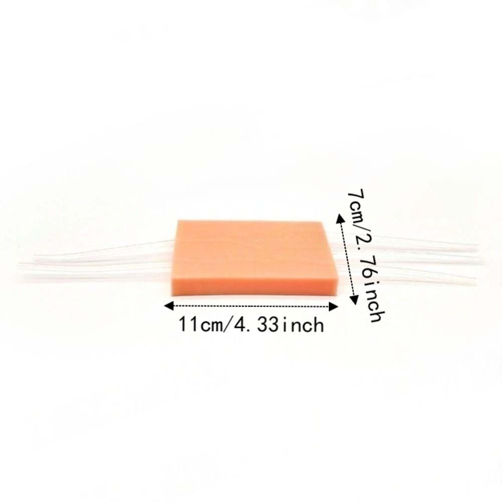 Soft Lifelike Blood Vessel Practice Kit Beige Black Silicone Injection Practice Pad Education