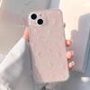 Cute Pink Heart Bow Case For iPhone 15 Pro Max 14 11 12 13 Mini XR XS 7 8 6 6S Plus SE Shockproof Soft Clear Phone Cases Coque