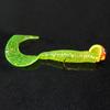 5Pcs Set Round Inverted Jigging Hook Colored Design Soft Worm Grub Hook  Soft Bait Fishing